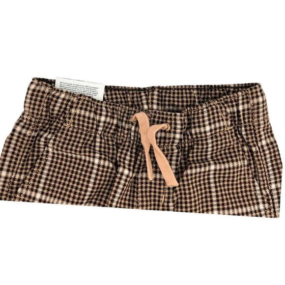 H&M | Kid's Relaxed Pull On Pants | Plaid | Brown | Size 4T - Picture 3 of 3